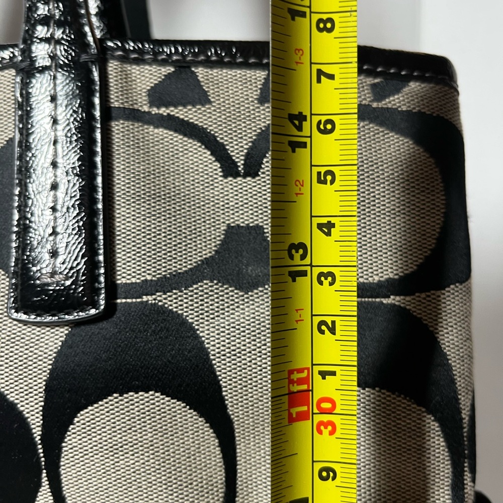 Coach Signature Foldover Tote H1380-F23304 - Picture 13 of 14